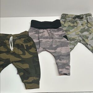 Camo Print Kids Jogger Pants